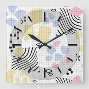 Horloge Carrée Moderne wall clock design .