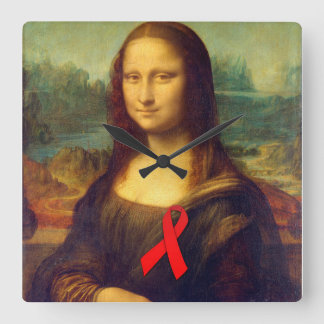 Horloge Carrée Mona Lisa