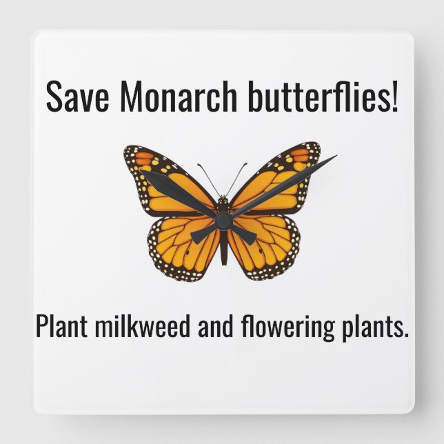 Horloge Carrée Monarque Carré (Recto)