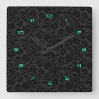 Monotones noires Vintage Damas florales 4
