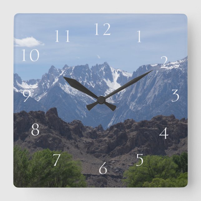 Horloge Carrée Mont de Californie (Recto)