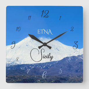 Horloge Carrée Mont Etna, Sicile
