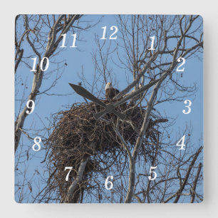 Horloge Carrée Montage de l'aiguille