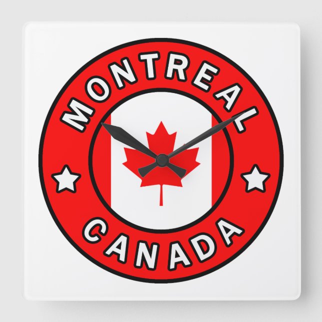 Horloge Carrée Montréal Canada (Recto)