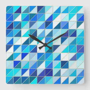 Horloge Carrée Mosaic