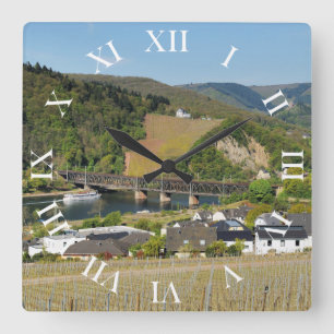 Horloge Carrée Moselbrücke