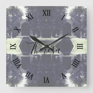 Horloge Carrée Mosquée vintage Iran Ispahan