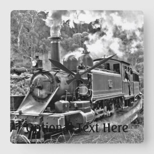 Horloge Carrée Moteur de soufflage de train de vapeur de mesure