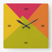 Motif géométrique moderne couleur rétro #2