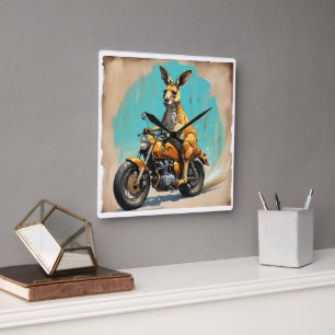 Horloge Carrée Moto Kangaroo