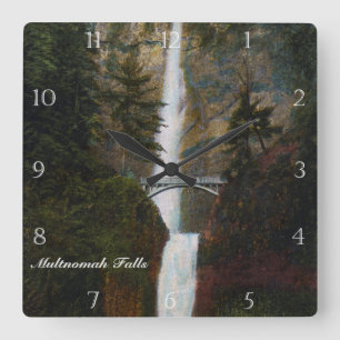 Horloge Carrée Multnomah Falls