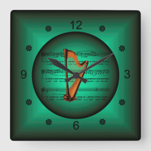 Horloge Carrée Musique Musique Musique Musique Musique