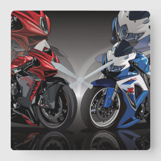 Horloge Carrée MV Agusta F3 x Suzuki GSX-R