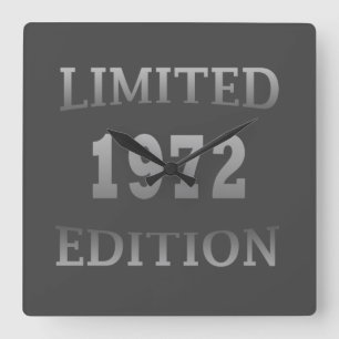 Horloge Carrée né en 1972 édition limitée anniversaire
