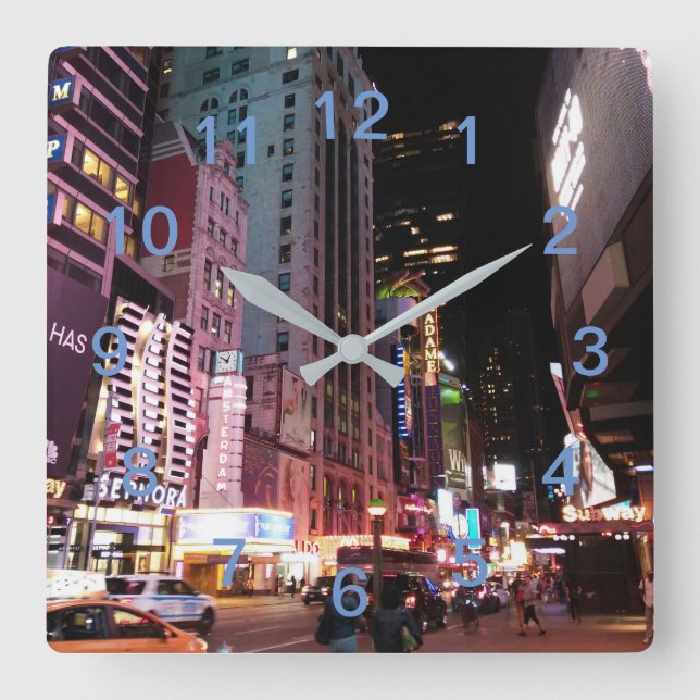 Horloge Carrée New York City Amsterdam Avenue 2017 (Recto)