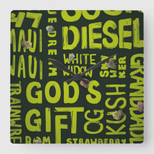 Horloge Carrée Noms