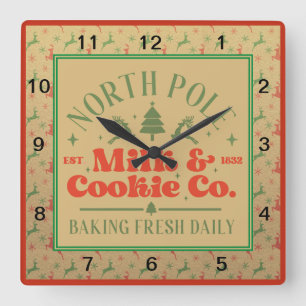Horloge Carrée North Ple Milk and Cookie Co.
