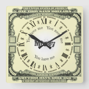 Horloge Carrée Note et devis