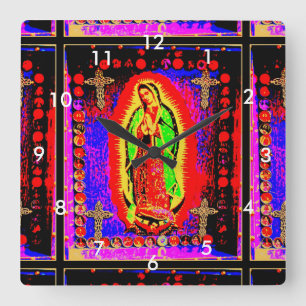 Horloge Carrée Notre-Dame De Guadalupe