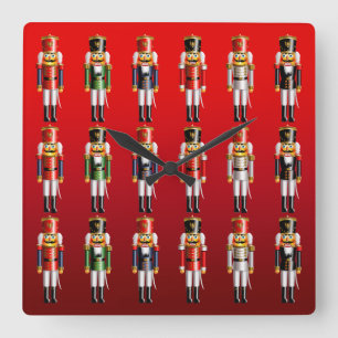 Horloge Carrée Nutcracker Christmas Ballet