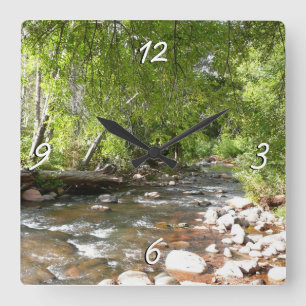 Horloge Carrée Oak Creek II à Sedona Arizona Photographie de la n