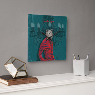 Horloge Carrée objet_18_un homme_2