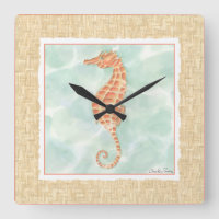 Ocean Orange Seahorse