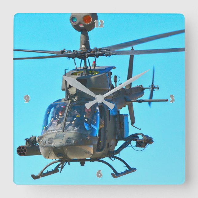 HORLOGE CARRÉE OH-58D KIOWA (Recto)