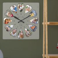 Once Upon a Time 12 Heart Shaped Photos Green