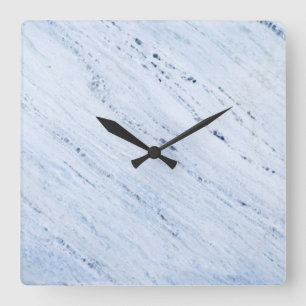 Horloge Carrée Onyx Stone Pattern