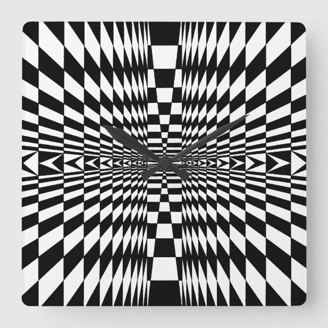 Horloge Carrée OP - Art n° 7 à Emporio Moffa (Recto)
