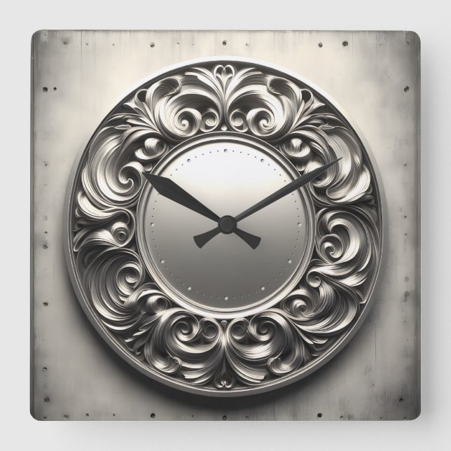 Horloge Carrée ornament ring  (Recto)