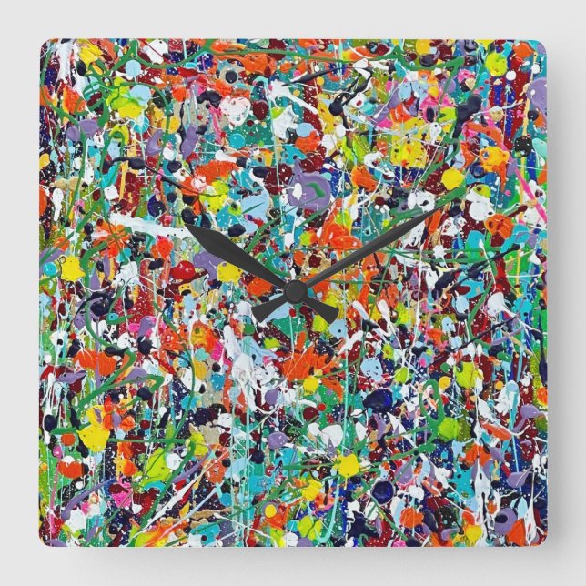 Horloge Carrée Parti Comme c'est 1999 Wall Clock (Recto)