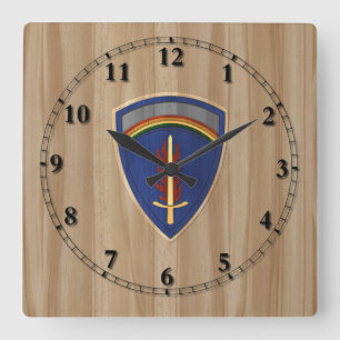 Horloge Carrée Patte d'épaule USAREUR (aspect d'incrustation de b