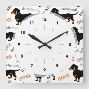 Horloge Carrée Pattern