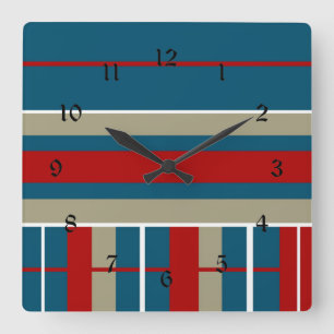 Horloge Carrée Patterson Nautical