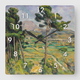 Horloge Carrée Paul Cezanne - Mont Sainte-Victoire et Viaduc