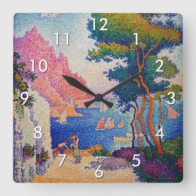 Horloge Carrée Paul Signac - Capo di Noli (Recto)