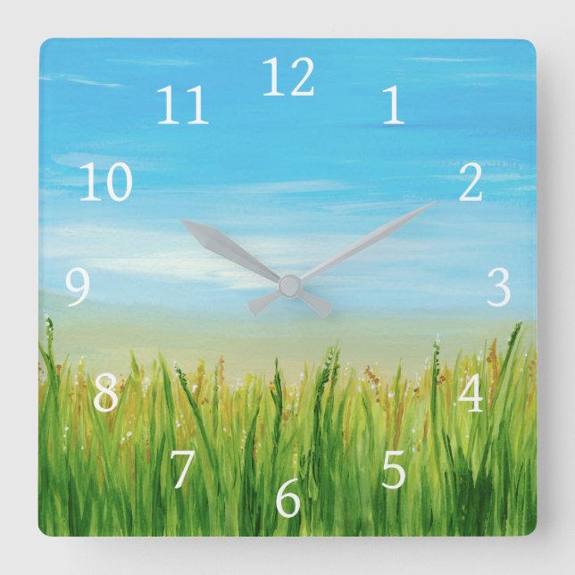 Horloge Carrée Paysage 465 (Recto)