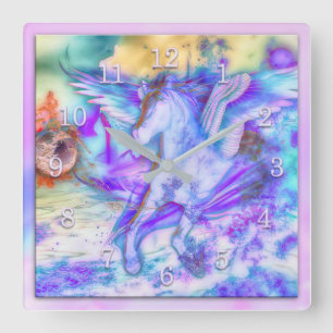 HORLOGE CARRÉE PEGASUS