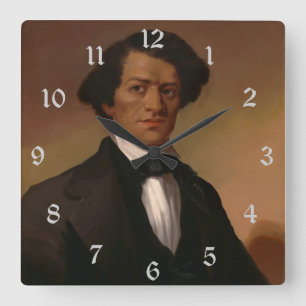 Horloge Carrée Peint Frederick Dougla$$$ Abolitionniste libre 184