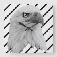 Peinture à l'huile de visage d'aigle chauve,