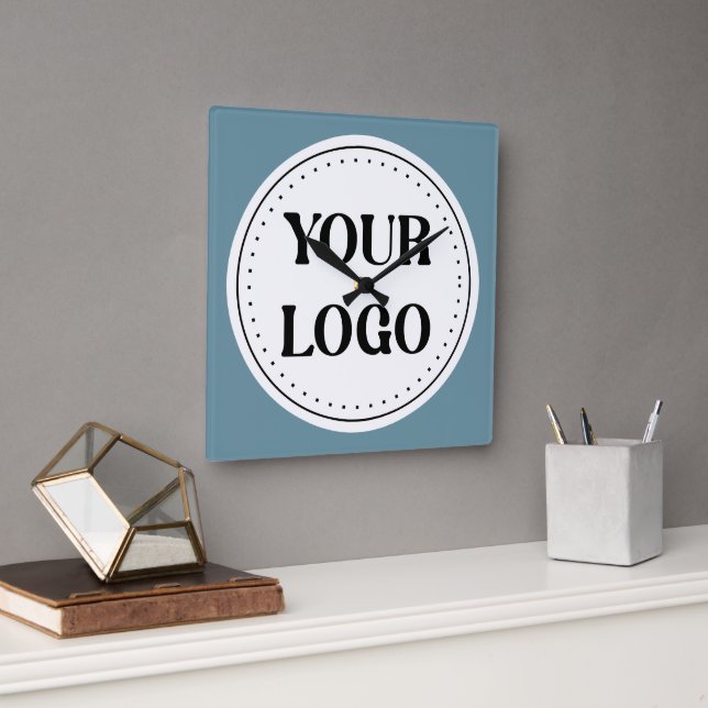 Horloge Carrée Personnalisé, élégant, moderne et minimal (Bureau)