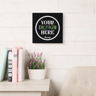Horloge Carrée personnalisé, unique, élégant & minimaliste hershe