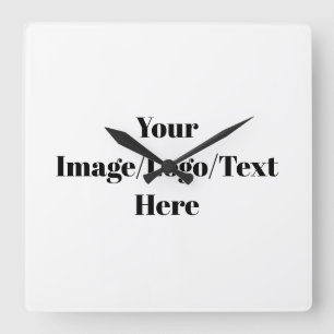 Horloge Carrée Personnaliser ou Customiser