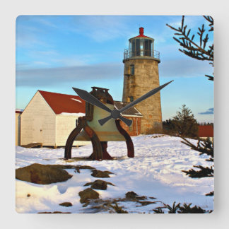 Horloge Carrée Phare de l'île de Monhegan, Maine