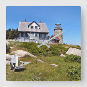 Horloge Carrée Phare de Whitehead Island, Maine