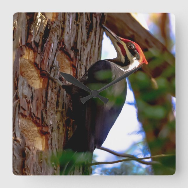 Horloge Carrée Pic pilé (Recto)