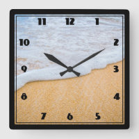 Plage de sable avec Surf en mousse