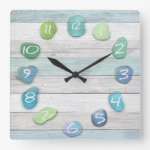 Plage de verre de mer Bois d'eau